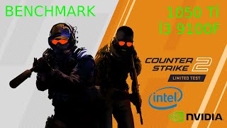 Counter Strike 2  GTX 1050 Ti  İ3 9100F Low Settings BENCHMARK İngame FPS [upl. by Edbert]