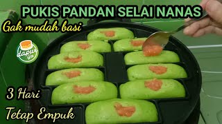 RESEP PUKIS PANDAN SELAI NANAS Tahan lama 3 hari tetap empuk dan gak basi [upl. by Ahsinav691]