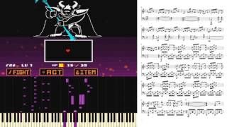 BergentrückungASGORE  Undertale Piano Arrangement [upl. by Nuyh]