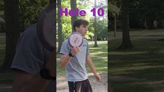 Hole 10 ace💜 ace acegolf discgolf discgolf holeinone [upl. by Lenej10]