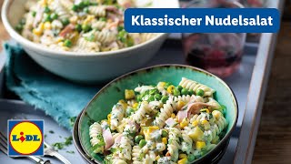 Klassischer Nudelsalat  30 min  Einfach  Lidl Kochen [upl. by Oswin]