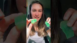 Eetbare kristallen Taste test cardistrygirl nederlandseyoutuber eetbarekristallen [upl. by Oretos69]