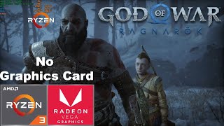 Amd Ryzen 3 3200G  No Graphics Card  God of War Ragnarök [upl. by Aneelas799]