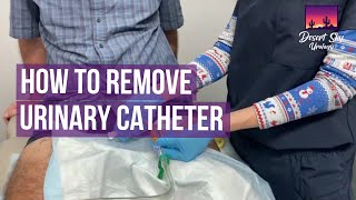 Urinary Catheter Removal  How to Remove Urinary Catheter  Desert Sky Urology by Dr Lauren Byrne [upl. by Theda]