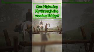 Noway can highwing fly through the wooden bridge😱gaming hogwartslegacy fly wizardingworld [upl. by Bettzel243]