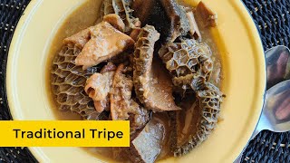 TRADITIONAL TRIPE RECIPE  Mixed Ox Offal  Mala Mogodu  ULUSU  Matumba [upl. by Inalaehak775]