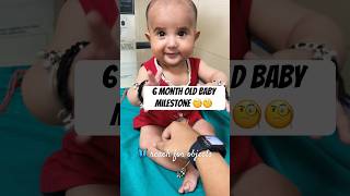 6 month old baby milestonemilestone achievedviral [upl. by Pius]