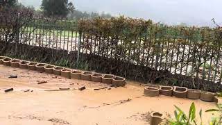 Flooded Franschhoek estate 25 Sept 2023 [upl. by Sirois]