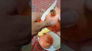 Amazing pomegranate Cutting Skills  Pomegranate are very fresh Fruit fruitcutting shorts fruit [upl. by Aned10]