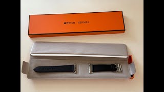 Apple Watch Hermès  Attelage Single Tour Unboxing [upl. by Audun]