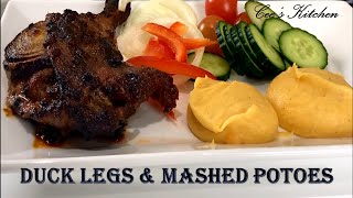 Gressingham Duck with Mashed Potatoes  Peri Peri Duck [upl. by Alia]