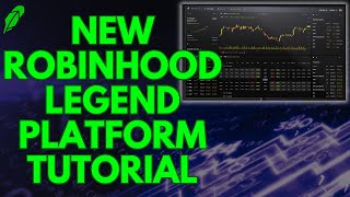 ROBINHOOD LEGEND IS HERE  NEW ROBINHOOD PLATFORM TUTORIAL [upl. by Kjersti185]