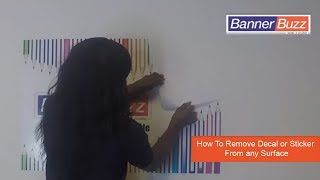 How To Remove Decal or Sticker From any Surface [upl. by Llenyl]