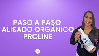 PASO A PASO ALISADO ORGÁNICO PROLINE  AVIL PROFESSIONAL [upl. by Gustafsson820]