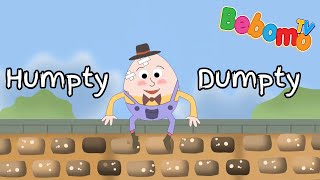 Humpty Dumpty  Fun Nursery Rhymes amp Kids Songs  Bebomo TV [upl. by Takeshi]