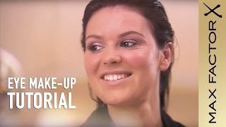 How to Apply Eyeshadow and Mascara Eye MakeUp Tutorial  Max Factor MakeUp Makeover [upl. by Algie]