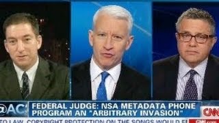 Battle over Snowden on CNN between Greenwald and Toobin [upl. by Ashjian365]