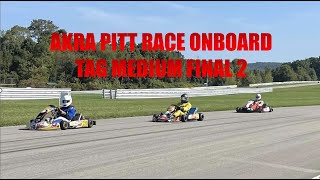 AKRA Pittsburgh International Race Complex Tag Medium Final 1 X30 FULL Onboard Indy Kassy Race Win [upl. by Felten]