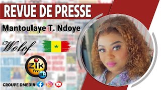 Revue de Presse wolof de Zik Fm Sen Tv du Mardi 29 octobre 2024 avec Mantoulaye Thioub Ndoye [upl. by Lecirg]