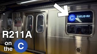 ᴴᴰ⁶⁰ ᴴᴰᴿ NYC Subway 15 Minutes of R211As in service on the C Line 10022024 [upl. by Billy]