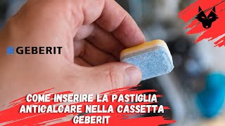 Come inserire la pastiglia anticalcare nella cassetta Geberit [upl. by Timus]