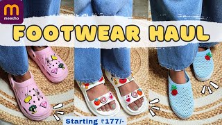 6 Meesho SLIDERSFLIP FLOP Starting ₹177🔥Meesho Footwear Haul Review😍 footwear meesho [upl. by Remy]