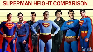 Superman Actors Height Comparison [upl. by Attem304]