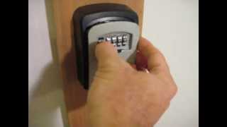 Master Lock 5401D Key Box How to Reset the Combination [upl. by Kotta]