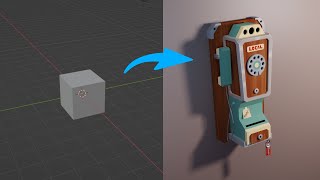 Making Low Poly Phone in Blender [upl. by Feil]