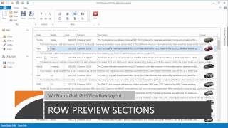 DevExpress WinForms Grid Introduction to Grid View Row Layout [upl. by Eicyac74]