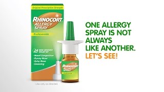 RHINOCORT® vs Another OTC Nasal Spray l RHINOCORT® [upl. by Llerrut]