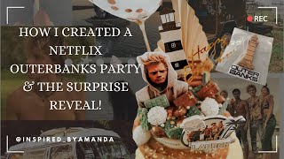 Outer Banks Party Design Decor amp Cake  Ultimate Netflix Themed Birthday Reveal [upl. by Eniamraj]