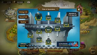 Summoners War 2024  Trial Of Ascension Normal  Floor 1100 Auto FL199 summonerswar sw [upl. by Leiria]