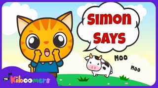 Simon Says Game  THE KIBOOMERS Preschool Songs  Brain Break [upl. by Asiulairam682]