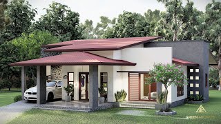 Sri Lankan 4 Bedroom Single Storey House Design [upl. by Eiroj850]