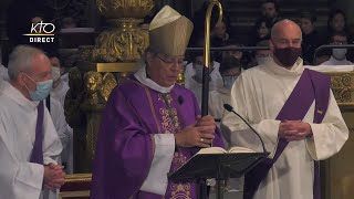 Messe daction de grâce de Mgr Michel Aupetit [upl. by Leifer]