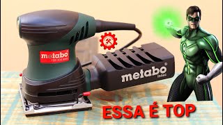 A MELHOR DO MUNDO  LIXADEIRA TREME TREME ORBITAL METABO FSR 200 INTEC [upl. by Serene530]