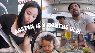 HAPPY 9 MONTHS AUSTEN MARUNONG NA SYANG MAGALIT 😂 NAG DATE ANG MAG ASAWA🫶🏼 [upl. by Valerian]