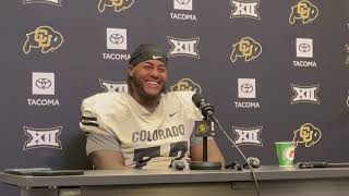 Buffs LT Jordan Seaton talks about why 5 ⭐️ recruits should WANT to play for Coach Prime [upl. by Riess288]