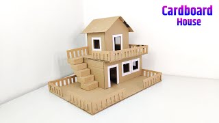 How To Make Cardboard House For Diwali  Gatte Ka Ghar Banane Ki Vidhi  Gharaunda Making For Diwali [upl. by Jareen]