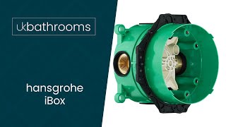 How to install a Hansgrohe iBox [upl. by Nirra104]