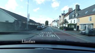 Driving Brecon Town Wales UK [upl. by Gittel867]