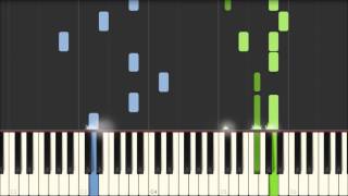 Canon in D  Johann Pachelbel Piano Tutorial Synthesia [upl. by Ytomit]