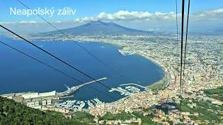 The Faito Cable Car Funivia del Faito lanovka na horu Faito 🇮🇹 [upl. by Arv]