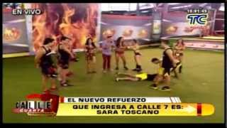 Sara Toscano Nueva Competidora Calle 7 [upl. by Leciram131]