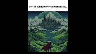 Wake walk repeat Monday morning mantra Survival mode on School here I come darkfntsy [upl. by Emyle]