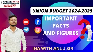 Union Budget 202425  History of Budget  Indian Budget  BY ANUJ SIR [upl. by Aniham984]