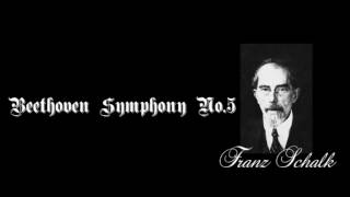 Franz Schalk conducts Beethoven：Symphony No5 フランツ・シャルク（指揮） ベートーヴェン：交響曲第五番《運命》 [upl. by Gamal]