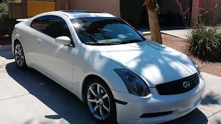 2004 Infiniti G35 Coupe  Pearl White wAutomatic [upl. by Lamaj]