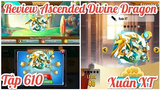 Review Ascended Divine Dragon  Skill quá bá đạo khi solo 11 Dragon city tập 610 [upl. by Haras]